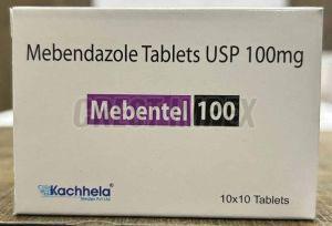 Mebentel 100mg Mebendazole Tablet
