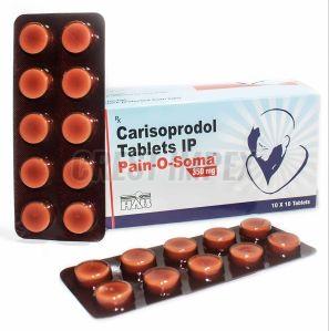 Pain O Soma 350 Carisoprodol Tablets