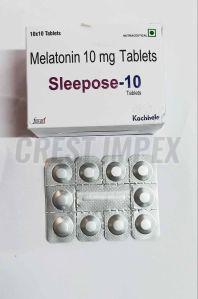 Sleepose 10mg Melatonin Tablets