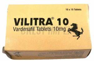 Vilitra 10mg Vardenafil Tablets