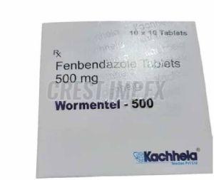Wormentel 500mg Fenbendazole Tablets
