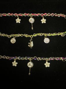 Handcrafted Triple Charm Bracelet for Everyday Wear