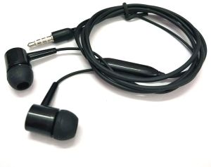 Black Mobile Wired Earphone