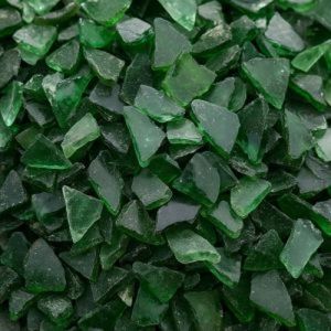 Green Cullet Glass Scrap