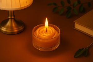 Royal Gold Golden Rose Soy Wax Scented Tealight Candle