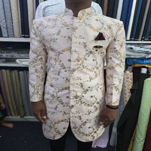 Indian Traditional Embroidered Sherwani with Turban