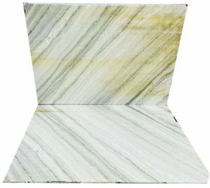 16mm Machine Cut Katni Green Marble Slab