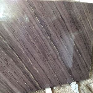 Dark Brown Vein Katni Brown Marble Slab