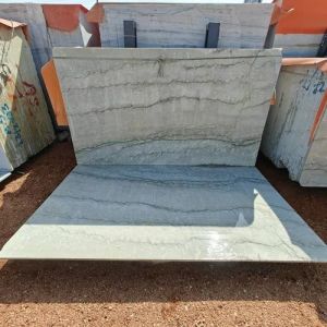 Grey Beige Mix Katni Thunder Marble Slab
