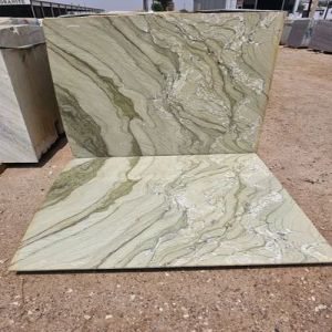 Interior Flooring Use Katni Green Marble Slab