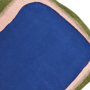 Modern Abstract Organic Shape Hand Tufted Area Rug