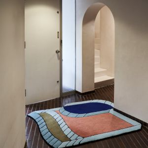Abstract Geometric Multi-Color Hand Tufted Area Rug