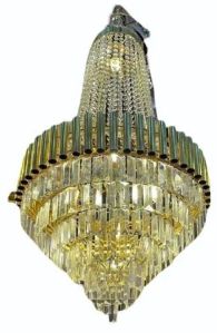 Golden Crystal Chandelier