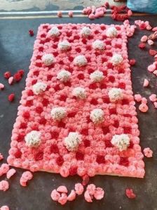 Artificial Flower Wedding Panel
