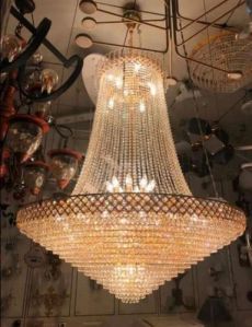 Cylindrical Glass Chandelier