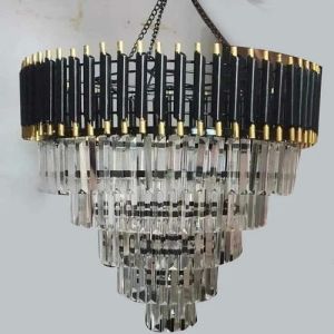 3 Feet Crystal Chandelier