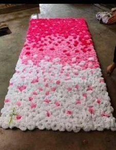Artificial Flower Wedding Panel