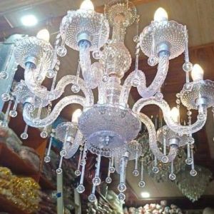 Glass Hanging Chandelier