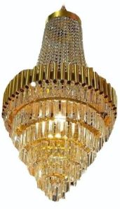 Golden Crystal Chandelier