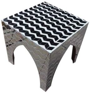 Polished Stainless Steel Stool