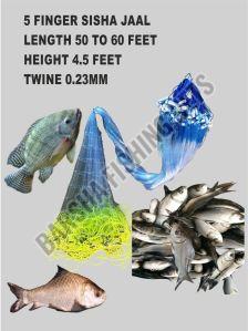 100mm Barsha Handmade 5 Finger Shisha Jal Fishing Net