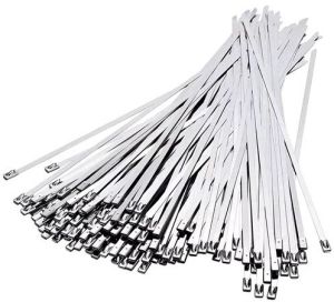 400&times;4.6mm Stainless Steel Uncoated Ball Lock Cable Tie