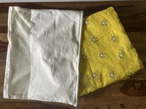 Plain Cotton Saree Packaging Bag