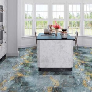 Aeraatusa Green High Gloss Finish Ceramic Floor Tiles