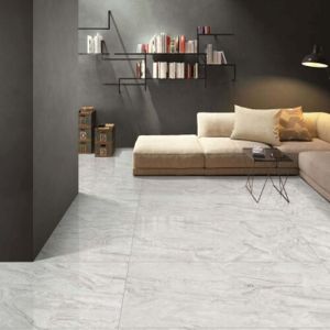Alaska Grey Glossy Finish Ceramic Floor Tiles