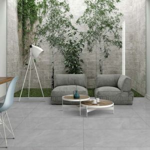 Jordan Grey Glossy Finish Ceramic Floor Tiles