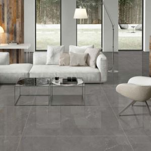 Jordan Nero Glossy Finish Ceramic Floor Tiles