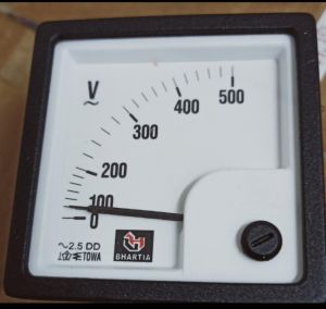 Bhartia 0–500V Analog AC Voltmeter