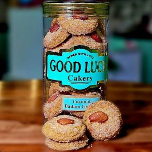 Good Luck Cakers Coconut Badam Cookies