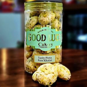 Good Luck Cakers Tasty Pista Nan Khatai Cookies