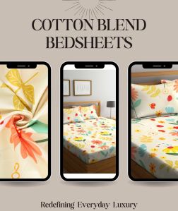 Polyester Cotton Blends Bedsheet