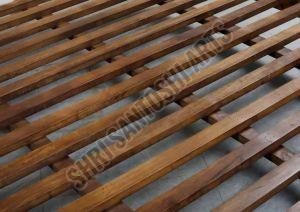 Hand Carved Mango Wood Bed