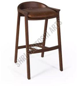 Brown Mango Wood Bar Chair