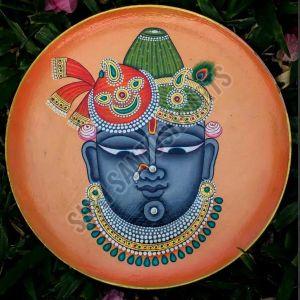 Wooden Round Parrot Plate