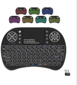Black Mini Wireless Bluetooth Keyboard