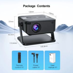 HA109 LCD Wi Fi Bluetooth 720P HD Projector