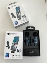 K9 Wireless Lavalier Dual Microphone Collar Mic