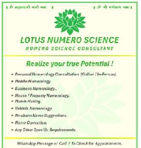 Numerology Consultancy