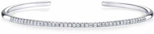 Open Diamond Bangle
