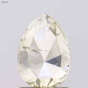 White Pear Cut Diamond