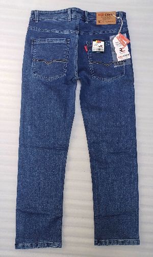 Red Crew Mens Blue Jeans