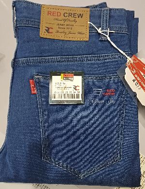Red Crew Mens Blue Jeans