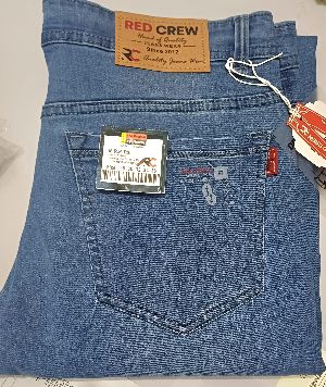 Red Crew Mens Blue Jeans