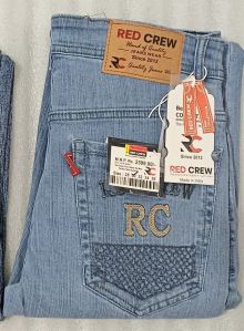 Red Crew Mens Grey Jeans
