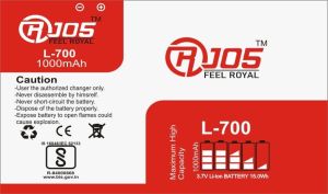 L-700 1000 mAh Li-Ion Battery