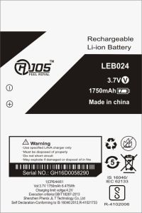 LEB024 Rechargeable Li-Ion Battery